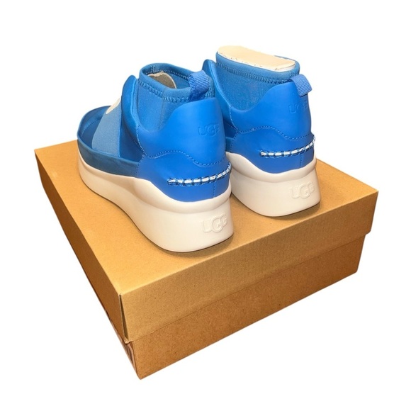 NWT UGG Neutra Neon Blue Slip-On Sneakers Women’s US Size 8 - Picture 7 of 13
